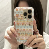 Clear Bear Cartoon Phone Case
